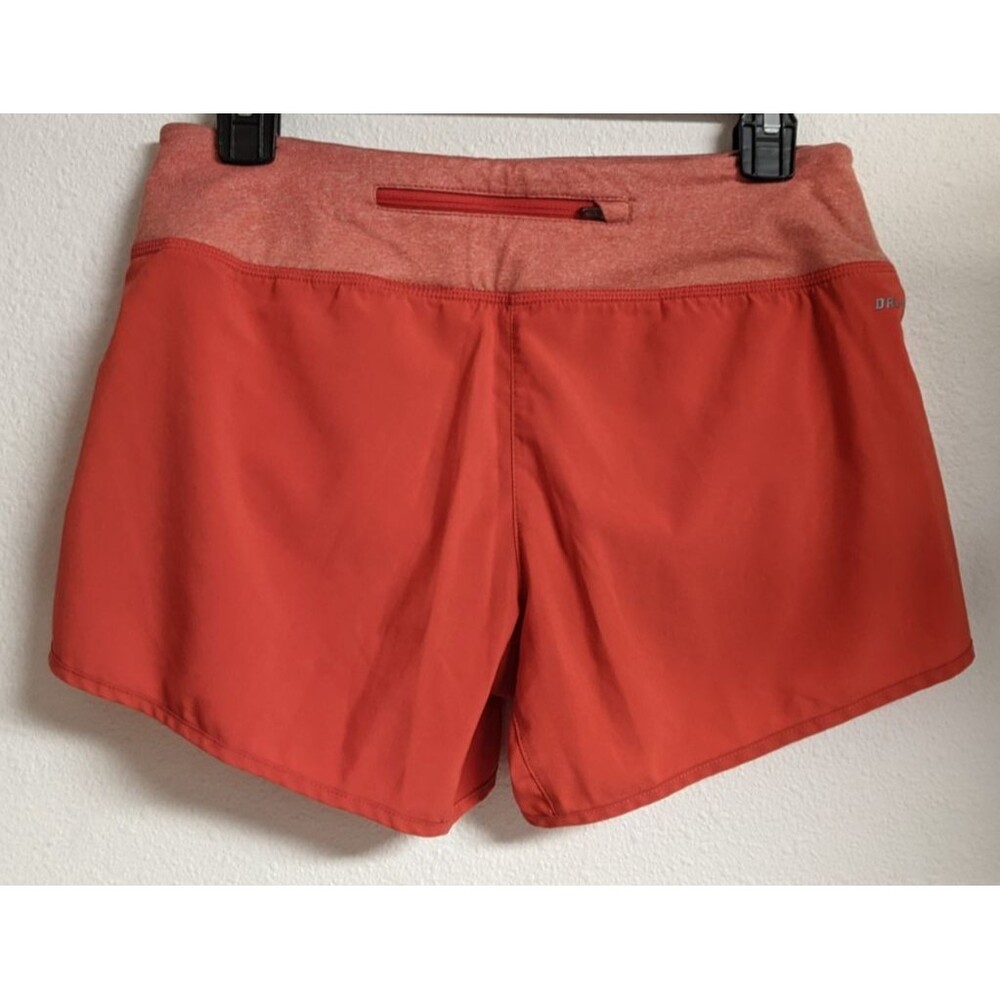 Women's NIKE Orange Athletic Elastic Waist 4" Running Shorts Size Small - Picture 5 of 12